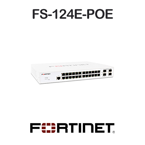 Switch fortinet fs-124e-poe b