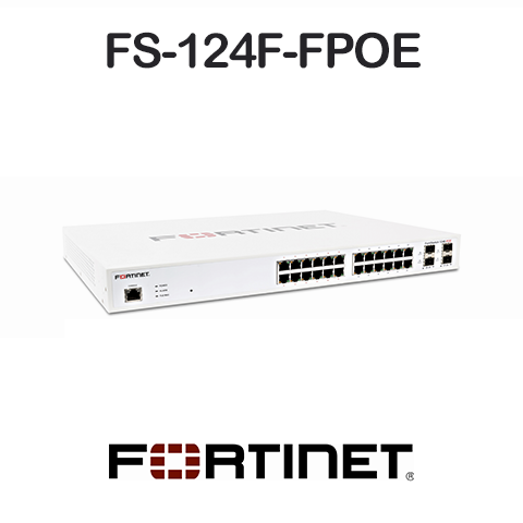 Switch fortinet fs-124f-fpoe b